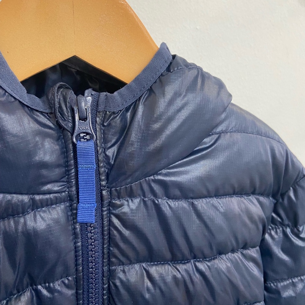 Primary Kids Deep Blue Lightweight Puffer Jacket - Picture 4 of 7